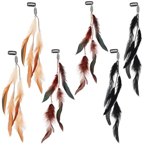 Pinces à cheveux plumage faciles à clipser pour sublimer une coiffure de fête