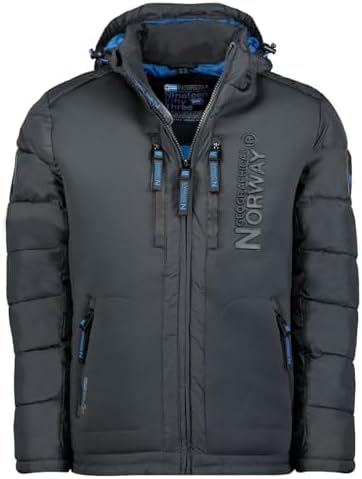Geographical Norway Winterjas voor heren, gewatteerd, met Geographical Norway Winterjas voor heren, gewatteerd, met