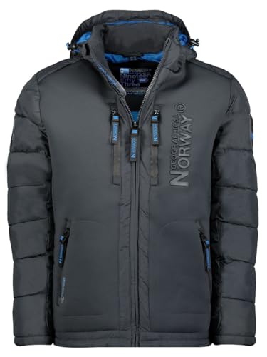 Geographical Norway Herren Winterjacke Beachwood Darkgrey - 4XL