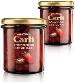 Carli Sun Dried Tomatoes. Two 280 Gram (10 oz.) jars.