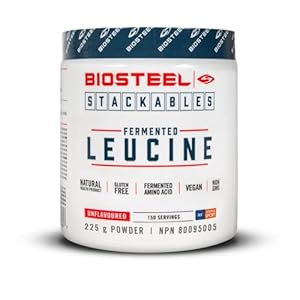 BioSteel Stackables Fermented Leucine Powder, Fermented Amino Acids, Gluten Free and Non-GMO, 150 Servings