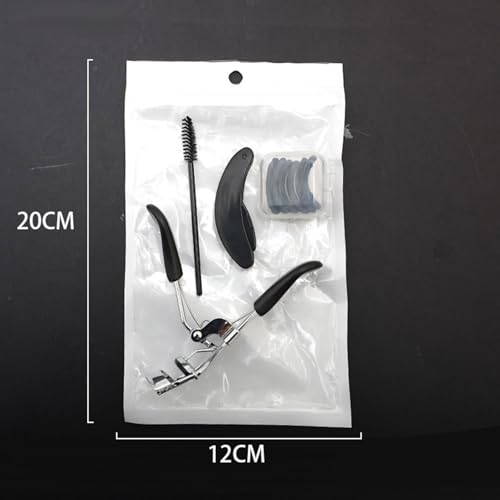 Eyelash Curler Kit with Refill Pads & Makeup Tools - Image 4