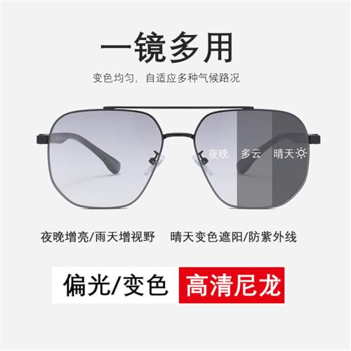 Lunettes de soleil polarisées homme en nylon injecté premium à teinte variable