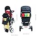 Familidoo H3E 3 Seat Baby Stroller - Tandem Daycare Triple Stroller with 5 Point Safety Harness - for Infants & Toddlers 0-3 Years - Lightweight & Foldable - All Reclining Seats