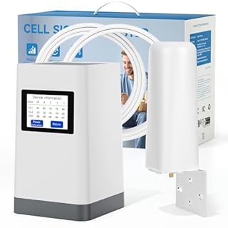 Amplificatore Segnale Cellulare 4G/3G/GSM/LTE - Ripetitore Segnale Cellulare con Antenna Integrata, Bande 1/3/7/8/20, Compatibile con Tutti gli Operatori Italiani