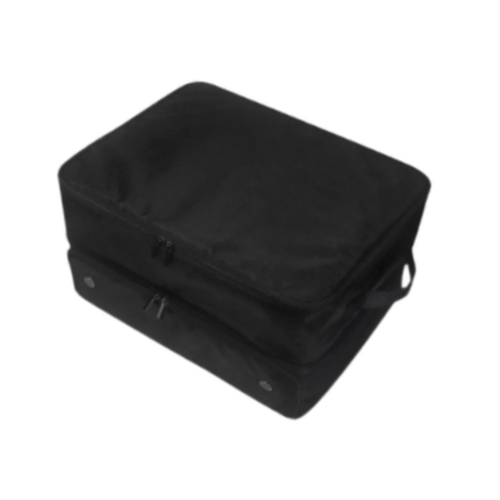 Fancyes Golf Trunk Organizer Locker Multifunction Gift for Men Double Layer Portable Golf Shoes Bag Large Capacity Golf Trunk Storage