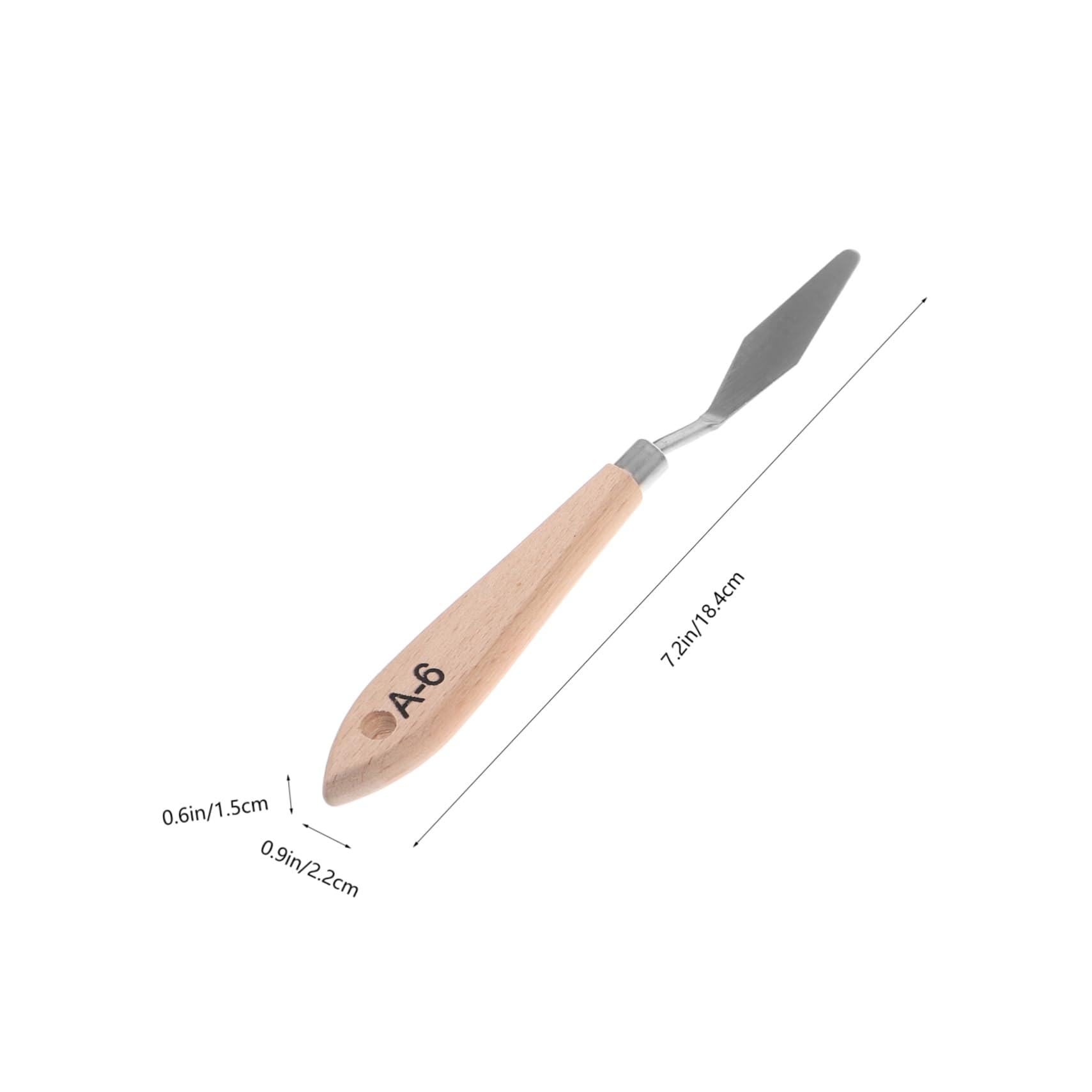 Angoily 4 Sätze Teiliges Malmesser Mit Ergonomischem Holzgriff Mischwerkzeug Für Öl Und Acrylmalerei Für Künstler Und Projekte 7 Stück * 4