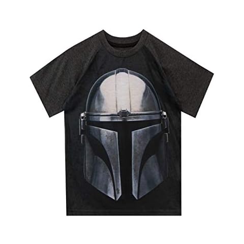 Star Wars Mandalorian Grey T-Shirt for Kids Cover