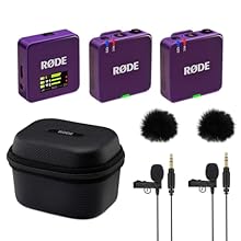 Digital 2-channel wireless microphone system: two transmission modules - one reception module Ideal for videographers / interviews / podcasts / presentations / streaming Range up to 260 m / fee and registration-free 2.4 GHz band Connection option for...