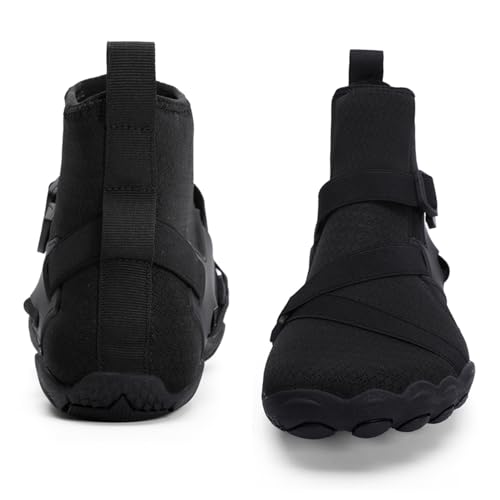 UMANPOO Men Water Shoes Women Barefoot Slip on Sneaker Swim Aqua Beach Running Walking Hiking Cycling Non Slip High Top4