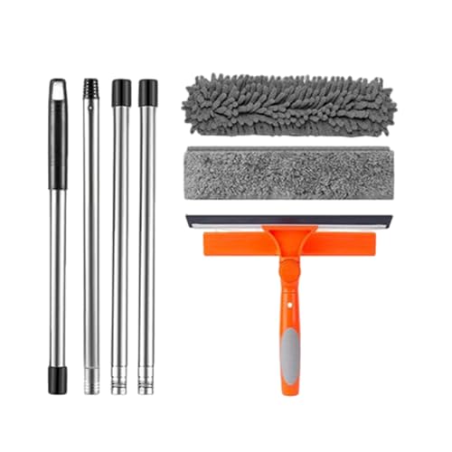 Plumero Extensible, Plumero Largo, limpiacristales, quitatelarañas, Juego de Limpieza para Muebles, Interior, hogar, Techo, Ventilador de Techo