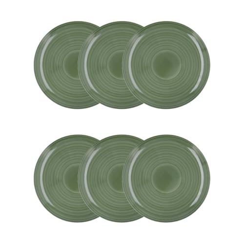 Quid Sicilia Set 6 Platos Llanos Melamina 25cm Melamina No Apto Microondas Extra Fuerte