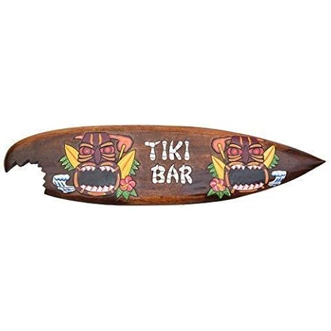 Interlifestyle Surfboard 100cm Tiki Bar Dekoration zum Aufh?ngen Lounge Style Cover