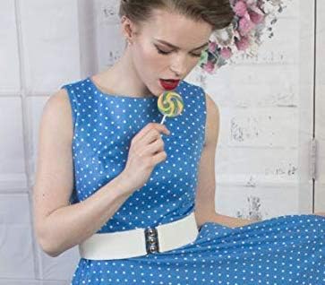 Miniatura 6 de Malco Modes cinturón elastizado, tallas grandes, para mujer, XL, Blanco