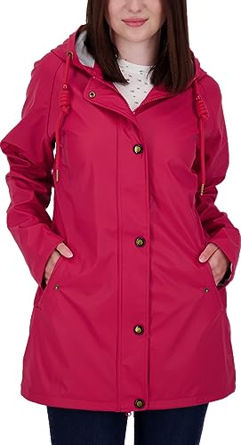 Blouson de pluie femme pour balades côtières et trajets urbains sous la tempête