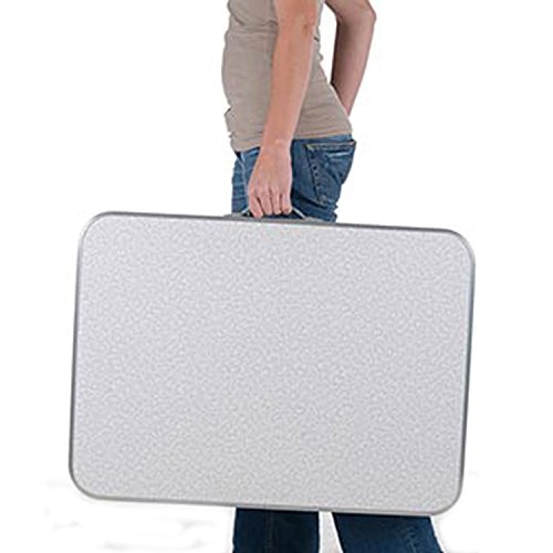 Multistore 2002 4tlg. Campingmöbel Set Klapptisch, Aluminium, 75x55cm + 3X Campingstuhl, Stone/Strandmöbel… - Image 4