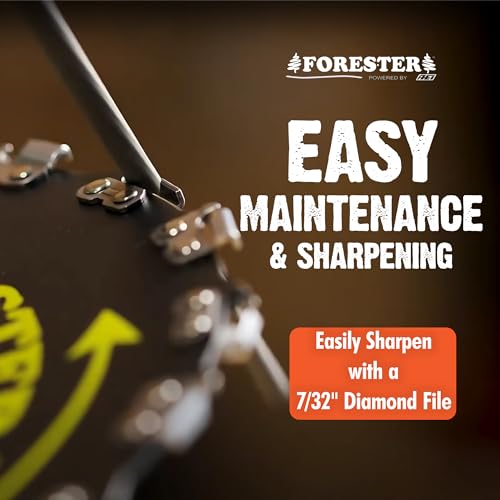 FORESTER Carbide Tip Chainsaw Brush Cutter Blade - 9in x 20 Teeth | Fits Most Straight Shaft Trimmers | Conversion Kit Sold Separately