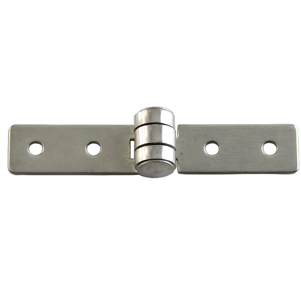 Charnière plate pliable en inox ultra résistante pour porte lourde d'armoire