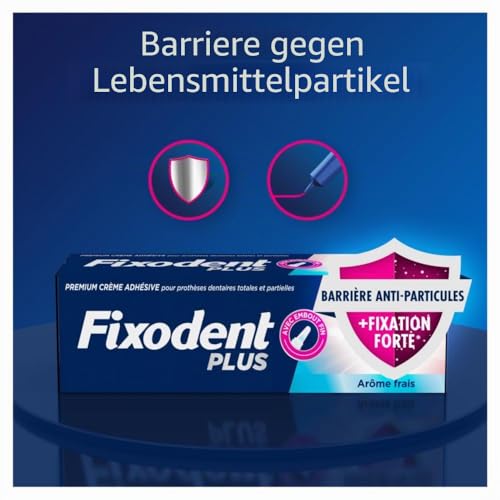 Fixodent Plus najbolja antibakterijska tehnologija adhezivna krema za proteze, 40 g