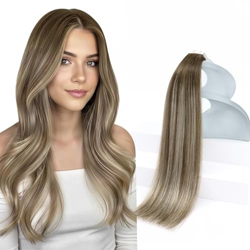 Sunny Hair Tape in Hair Extensions Real Human Hair Invisible