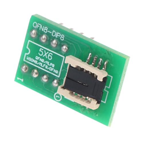 Kangnice Professional IC Chip Programming Socket Supports QFN8 WSON8 MLF8 MLP8 DFN8 to DIP8 Adapter