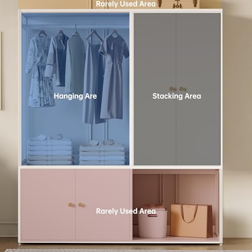 LIKIMIO Large Baby Wardrobe Closet