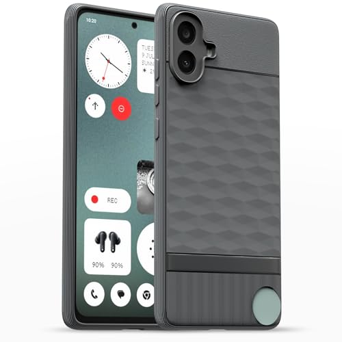 Image of Outlouders Bumper Case for CMF by Nothing Phone 1 5G | Full Camera Protection | TPU Soft Flexible Shockproof Back Cover (Grey)