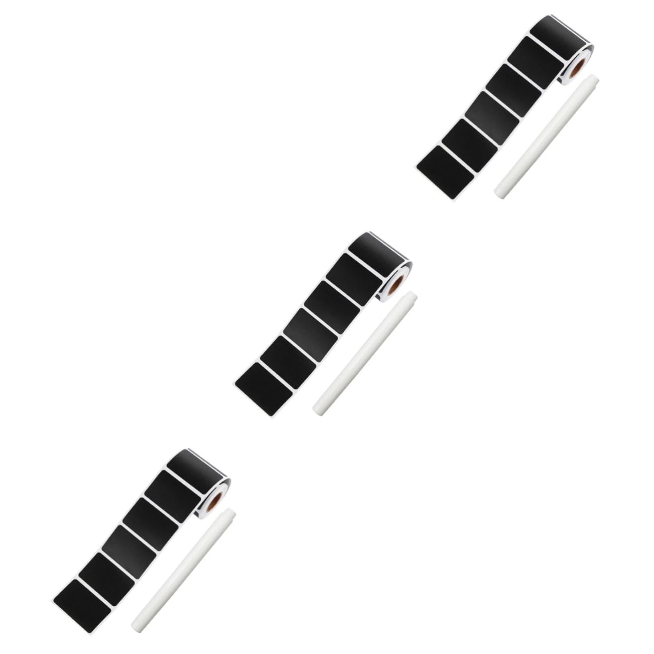 NUOBESTY 3 Set Di Etichette Adesive Rettangolari in Vinile Per Lavagna Etichette Adesive Per Cucina Ufficio Bar Facili Da Scrivere Attaccate E Staccabili 150 Pezzi*3