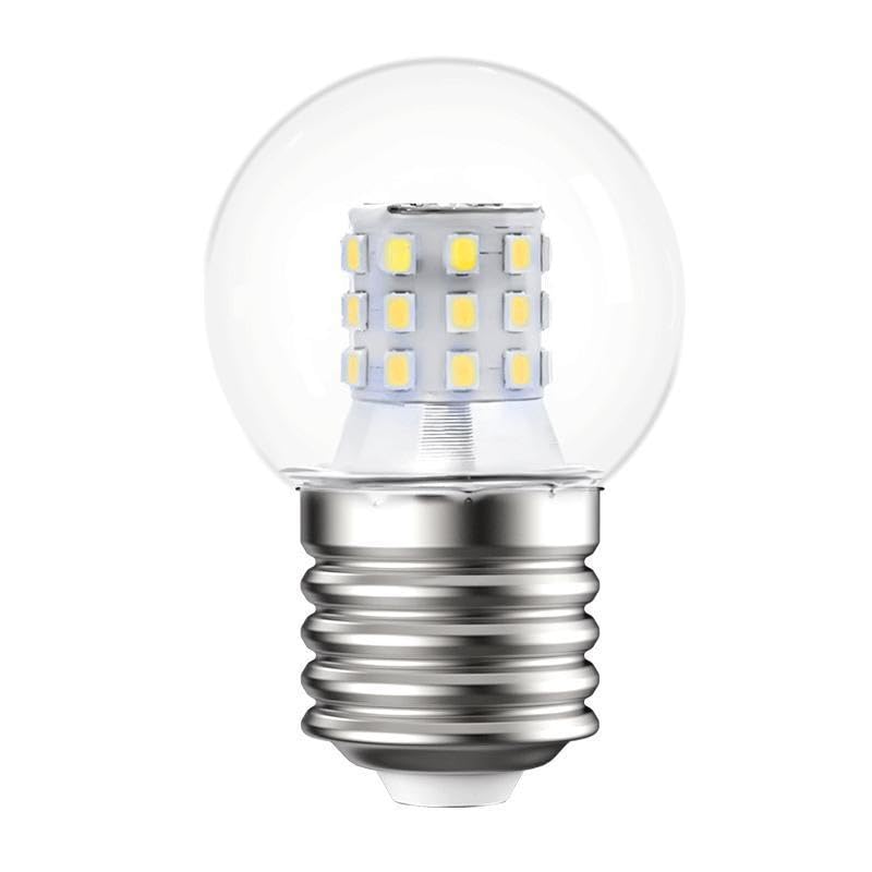 Bombilla LED Magic Bean redonda y transparente E27, AC230V 7W, base de rosca estándar para iluminación doméstica, no regulable (7W 230V 10pcs/Cálido blanco 3000K)