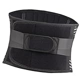 KACCDE Cinturón de apoyo lumbar lumbar lumbar ergonómico transpirable ajustable de doble tirón lumbar soporte lumbar