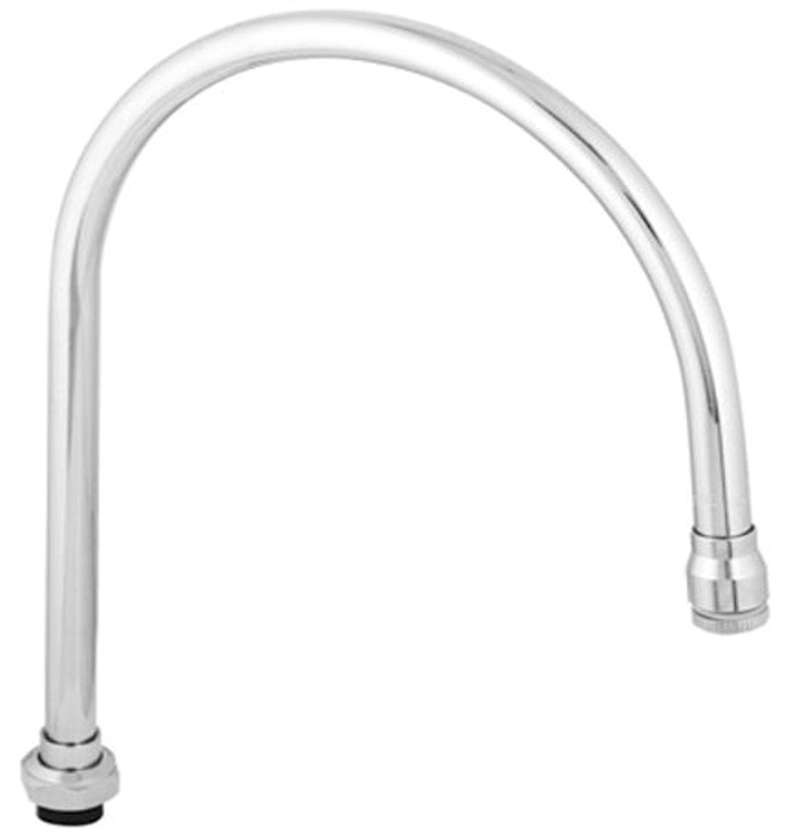 TS Brass 135X - Boquilla giratoria de cuello de cisne (cromo)