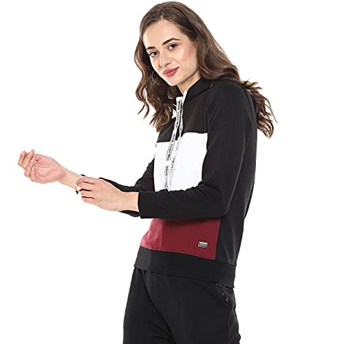 Image of Campus Sutra Cotton Women Crew Neck Sweatshirt