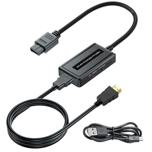 N64 to HDMI Adapter with Cable for Multiple Consoles
