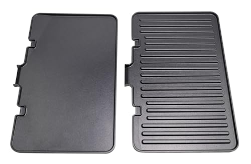 Grillplatten kompatibel mit/Ersatzteil für Braun AS00006346 CG9140 CG9160 CG9167 MultiGrill 9 Pro Kontaktgrill