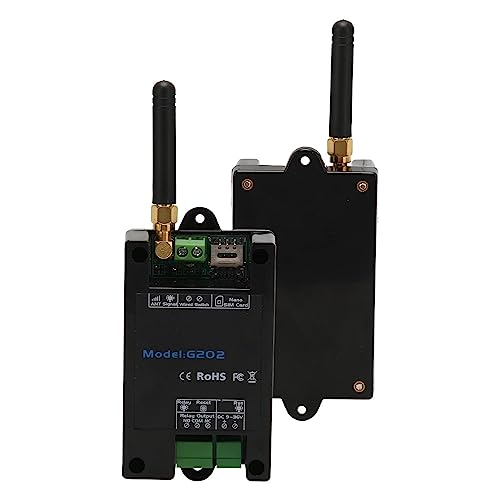 【FUNZIONAMENTO DEL RELÈ】 Il controller di accesso al cancello GSM è facile da usare. L'operazione di inoltro restituirà la conferma SMS a o al telefono autorizzato, questa funzione può essere passata senza costi di chiamata.