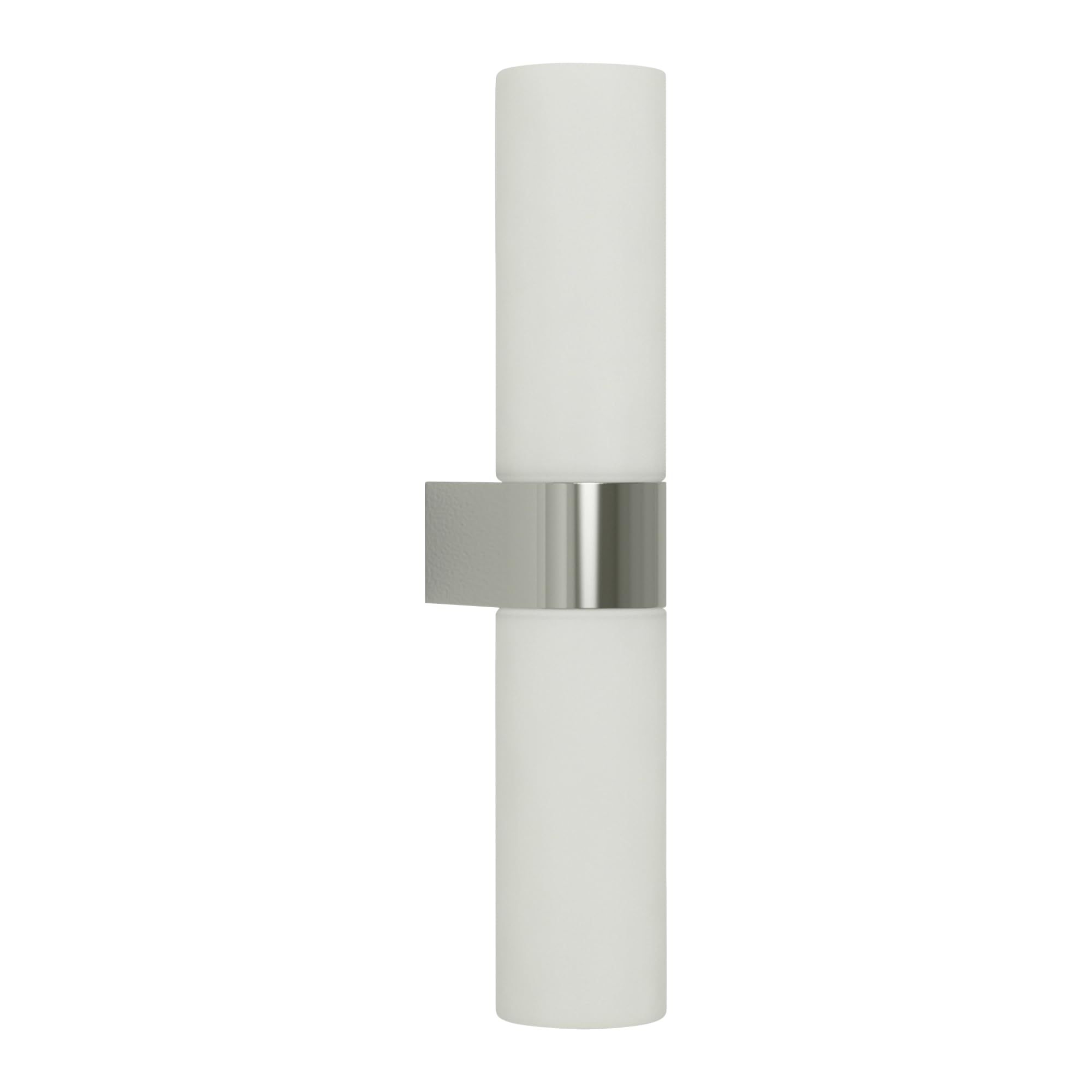 Koto - Chrome with Opal Glass Shade IP44 Bathroom Twin Wall Light