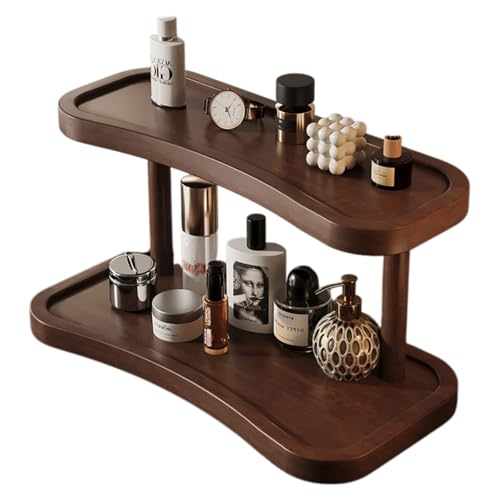 Premium Wooden Perfume Organizer | Makeup Organizer | Make Up Organizer | Perfume Stand | Cosmetic Organizer | Vanity Organizer | Skincare Organizer | Perfume Tray | Dressing Table Organiser | منظمات