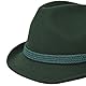 Melegari Brixen Tiroler Trilby Hut | Traditionelle Tiroler Schnur und Federn | Beliebte Berghut | Alpine Hut | Herren Damen | Sommer / Winter, grün, 60 cm