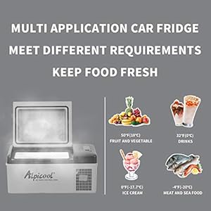 Alpicool C20 20 L Frigorifero Congelatore Portatile Frigoriferi per Auto Mini Frigo 12v per Campeggio, Viaggi, Picnic, Auto,da -20℃ a 20℃ - immagine 5