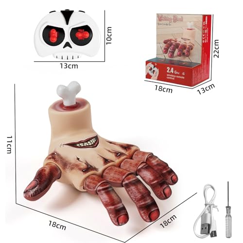 Halloween Animatronic Crawling Hand DROPS TO - image 8