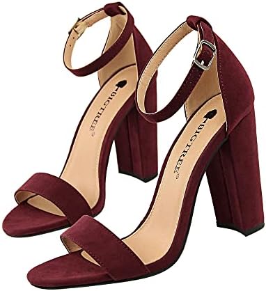 KOWO Vrouwen Hoge Hakken Sandalen 11,5 cm Enkelband Stiletto