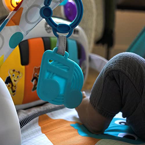 Baby Einstein, 4 in 1 Kickin' Tunes Spieldecke mit 70+ Geräuschen, 25+ Minuten Musik, Erlebnisdecke mit Klavier und Lichtern, Spielmatte mit Spielbogen abnehmbarem Babyspielzeug, ab der Geburt