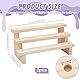 OLYCRAFT 2 Set Holz Lollihalter Display 3 Stufiger Bonbonstäbchenhalter 15 Löcher Rechteckiges Lolli Regal Aus Holz Lolli Sauger Display Süßigkeiten Aufbewahrungsregal Für Hochzeiten