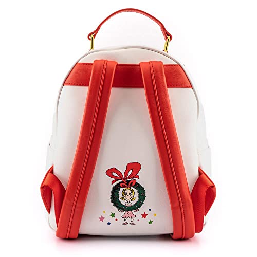 Loungefly Dr. Seuss The Grinch Chimney Thief Adult Womens Double Strap Shoulder Bag Purse4