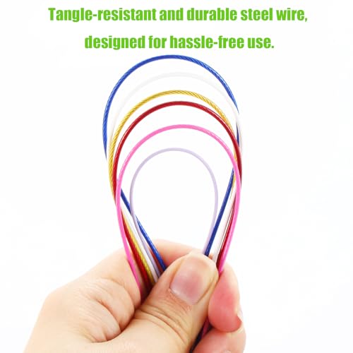 Image of OYEUYID 16 Inch Circular Knitting Needles Ergonomic Metal Needle Set (White, 16 inch-Size 8)