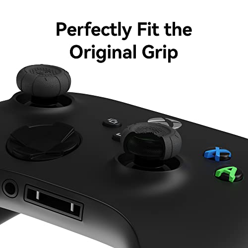 GeekShare-Thumb-Grip-Caps-for-Xbox-One-ControllerSilicone-Joystick-Cover-Solid-Color-Thumbsticks-Cover-Set-Compatible-with-Xbox-Series-X3-Pairs-6-Pcs-Black