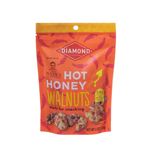 Image of Diamond of California Hot Honey Walnut Snack Nuts, 4 oz. (4 Pack)