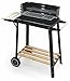 Galileo casa BBQ rett.Piano Legno conruote 86,5x27x81,5 immagine