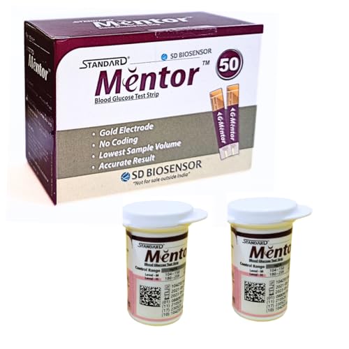 Image of Blood Glucose Test Strips (Pack of 50) - Glucometer Strips