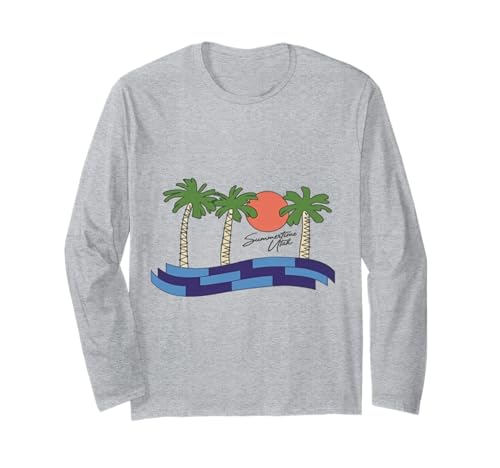 Summertime Vibes Palme Utah Maglia a Manica